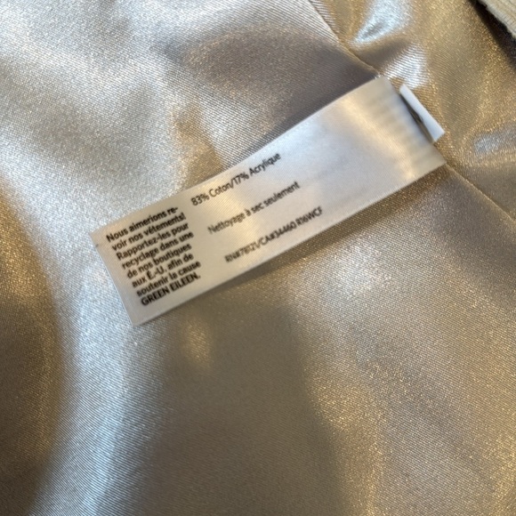 Eileen Fisher Elegant Gray Women's Coat size Large - Picture 7 of 7